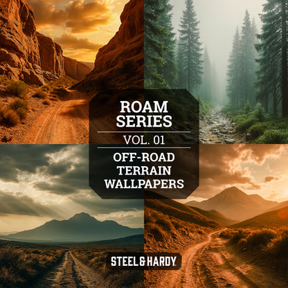 Steel & Hardy mobile wallpaper - Ridge Trail at golden hour from Roam Series Vol. 01